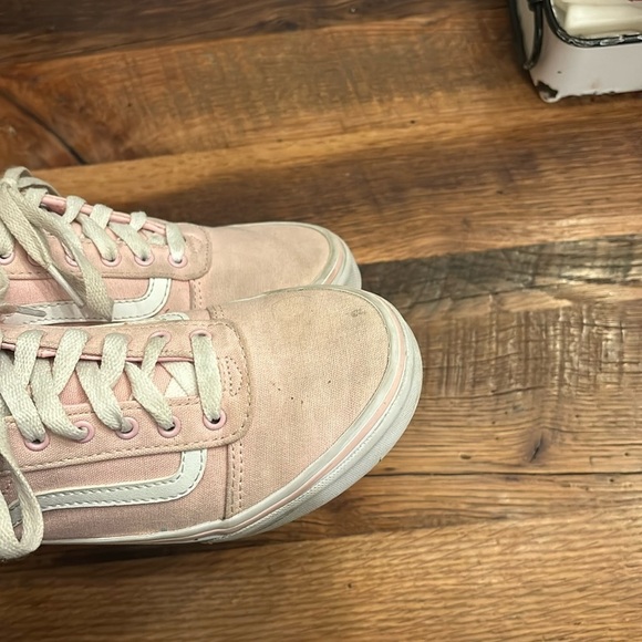 Vans® Ward Girls' Shoes Pink Canvas Size 3 - Picture 3 of 12